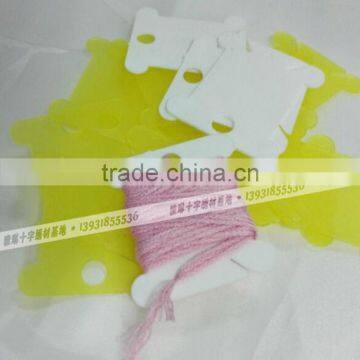 Thread Coiling Craft Colorful Card Plastic Shapes Tools for Cross Stitch Sewing