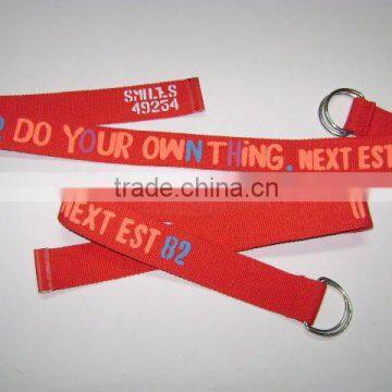 fashion red kids fabric belt