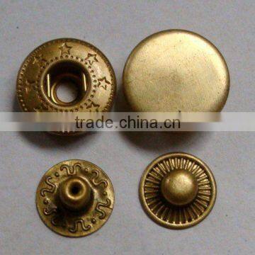 metal snap fastener, brass snap fastener