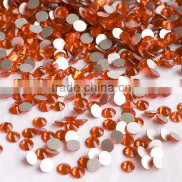 Orange Diamond Drill Flat Back Nail Art Rhinestones for Nail Salon photo-5