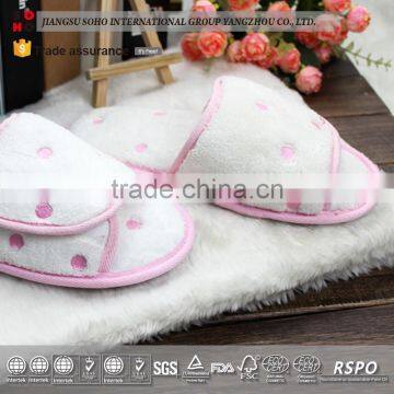 2017 Cheap hotel slipper velvet wholesale home use guest hotel slipper