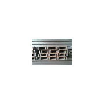 Customized Mild Steel U Channel For Industry , JIS G3101 SS400 , Waist Depth 3.8 - 9mm