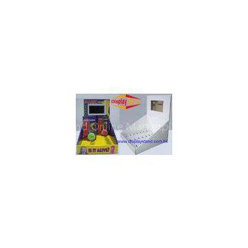 Customized Counter Paper Cardboard Retail Display Tray with 7 inch LED Screen