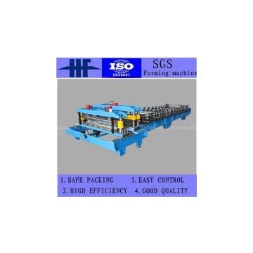 China Metal Roll Forming Glazed Roof Tile Making Machine photo-3