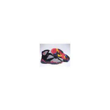Colorful Mens Black Basketball Shoes Vii Jordan Black & Grey & Red & Purple