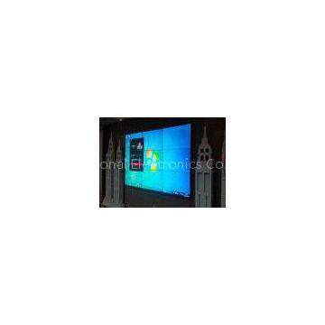 55 Inch 3x3 Video Wall LCD Monitors , Large LCD Display With 3.5mm Narrow Bezel