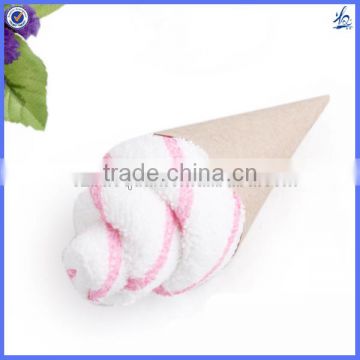 promotional ice cream towel cake/ice cream gift towel