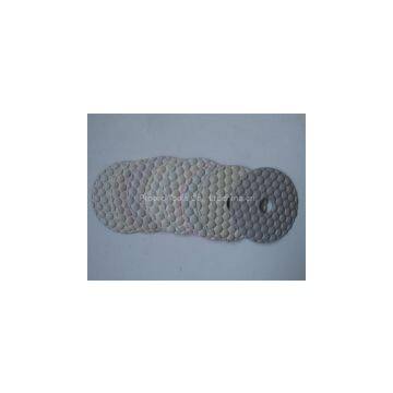 Diamond polishing pad