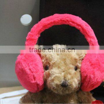 HOT in stock cheap and fashionable adult and kids warm winter plush earmuff