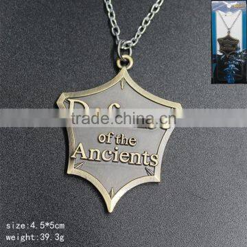 Hot Game World Of Warcraft Anime Bronze Color Cheap Necklace Jewelry