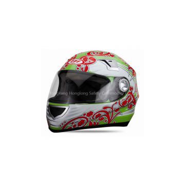 Beautiful full face helmet with communication---ECE/DOT Certification Approved