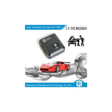 Coin size mini gps tracker for car with sos alarm vibration alarm rf-v8s