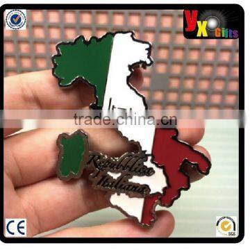 SOUVENIR pvc Map Design FRIDGE MAGNET ---- Italy