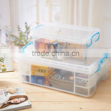 plastic storage box with lock