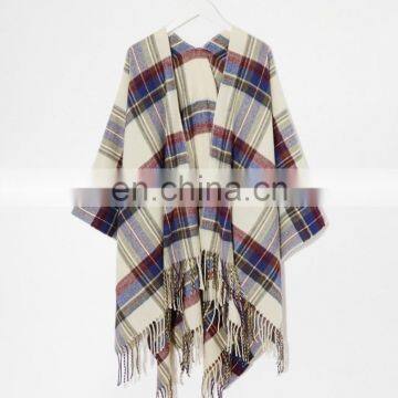 Fashional Pretty Elegant Warm Soft Cozy Popular Ladies Check Shawl photo-2