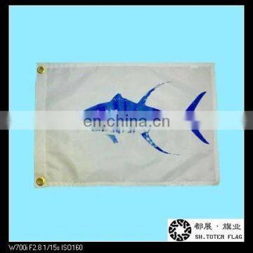 Silk Screen Printing Fish Flag Banner