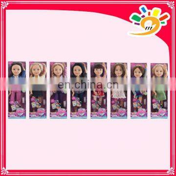 18 inch size girl doll,ture eye design 8 style fashion girl doll