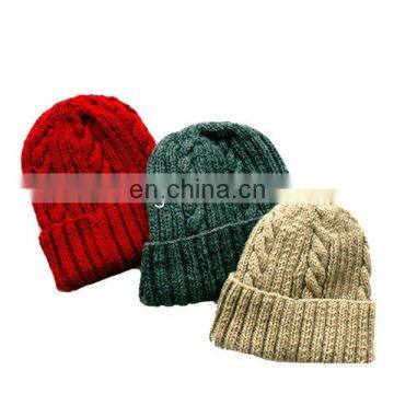 Solid color beanie hat for kids