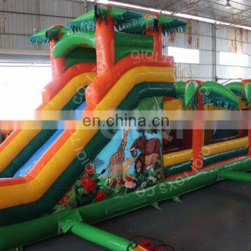 Jungle Bouncer Inflatable Obstacle Jumping Pad Obstacle Course photo-2