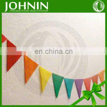 Classic exquisite customized party bunting paper flag
