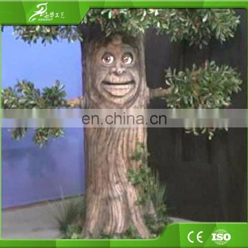 Big size interactive realistic animatronic talking tree