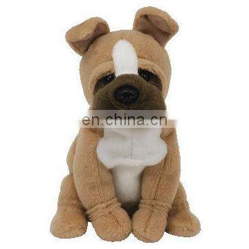 Best sell plush stuffed happy dog toy B 3305 China plush toy manufacturer