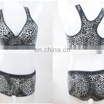 Custom Fit Sport Yoga Bra and Pants Sublimation Supplex Sports Bra Panty Gym Fitness Wear Set photo-3