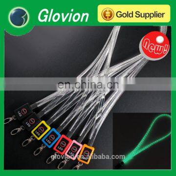 New Design LED flashing colorful TPU lanyards for party