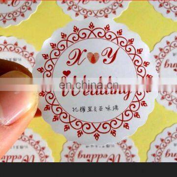 Hot selling custom more attractive sticker weddings decoration