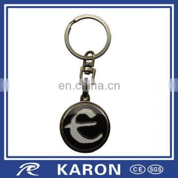 Custom Made Shopping Cart Coin Keychain in Metal photo-2