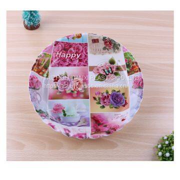 TX0303 DISPOSABLE IML PLASTIC WAVE EDGE PLATE FOOD PLATE PLASTIC TRAY photo-4