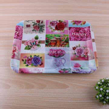 TX317-6 PLASTIC RECTANGULAR PLATE IML TRAY CHEAP