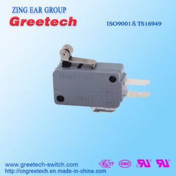 ENEC,UL, CUL, CQC Approval Waterproof Mini Micro Roller Lever Switch 25t125