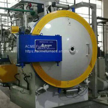 Horizontal Twin Chamber Vacuum High Pressure Gas Quenching Furnace