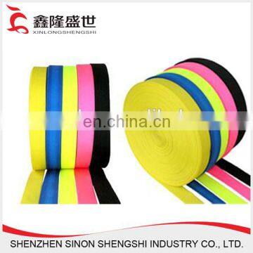 China made cheap high quantity variety colourful 100% cotton woven belt