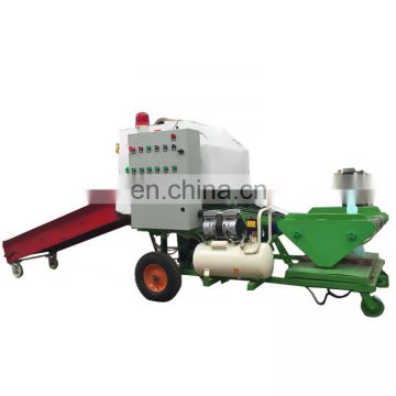 hay baler rice straw bagging machine corn silage compressing machine