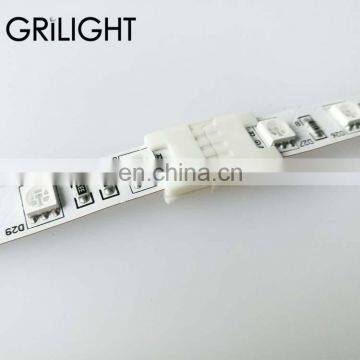 Solderless 4 Pin Rgb 10mm Width Pcb Led Connector for Smd 5050 Led Strip photo-4