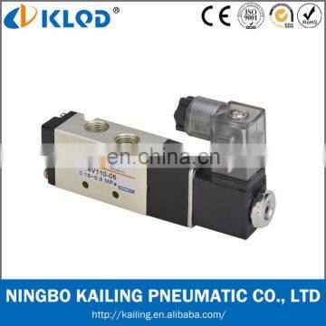 5 Port 2 Position Internal Pilot Alloy Material Pneumatic Electrical Valve Model 4V310-10 photo-2