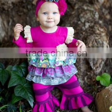 wholesale cute Toddler boutique outfit baby set clothing boutique remakes