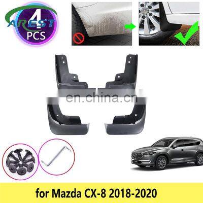 4 PCS for Mazda CX-8 CX8 CX 8 2018 2019 2020 Mudguards Mudflaps Fender Guards Splash Mud Flaps Front Rear Wheel Car Accessories