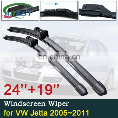 for VW Jetta A5 5 MK5 2005~2011 Car Wiper Blade 2PCS Front Windscreen Wipers Car Accessories 2006 2007 2008 2009 2010