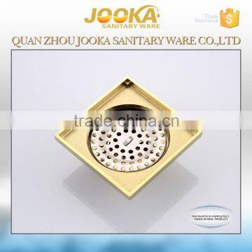 high quality Ti gold copper shower floor drain cover