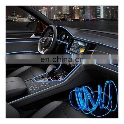 1/2/3/4/5M Neon Car Lights 8 12V Led Cold Lights Flexible Neon Light Dance Party Decor Car Led Lamp Flexible El Wire