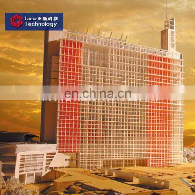 Customized commercial architectural single building scale model of real estate