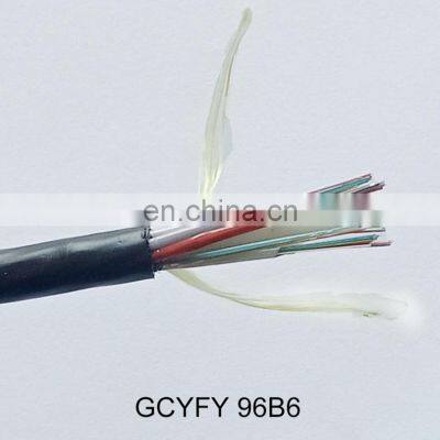 New G652D 60core GCYFY JET Air Blow Chromatic Technologies Fiber Optic Cable Single Mode Fiber Optic Cable Price for 1km