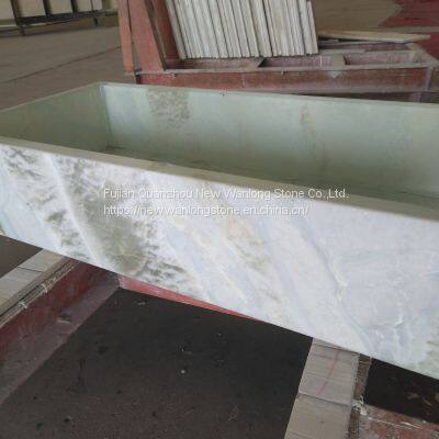 Onyx Stone Staircase Customization Backlit Transluscent Staircase Steps photo-4