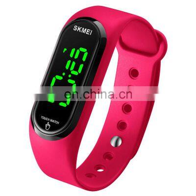 Skmei 1804 Multiple Colors PU LED Digital Wristband Watch Men Women Outdoor Sports Bracelet