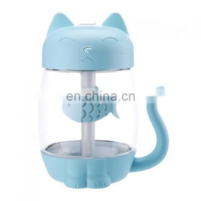 350ml Electric Cute Portable Mini Ultrasonic Humidifiers for Small Rooms