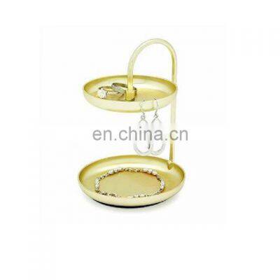 2 tier tray stand for jewelry