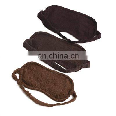 100% Soft Travel Eyemask Sleeping Cover Cashmere Eye Mask